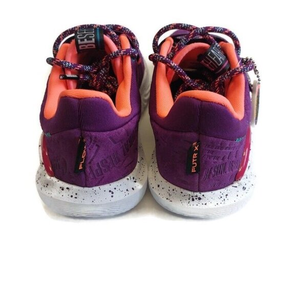 Under Armour Sz M5.5 W7 Flow FUTR X Basketball Shoes Black History 3025344-500 - Picture 6 of 8